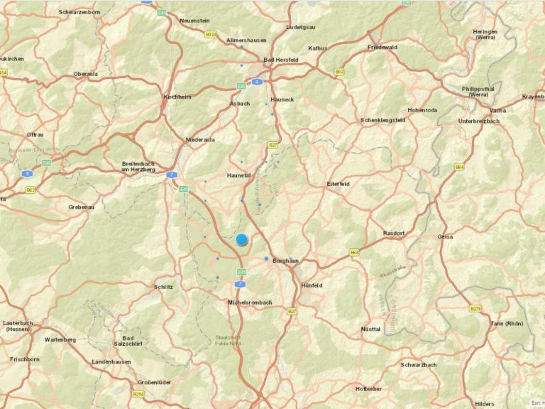 Map Burghaun-Rothenkirchen